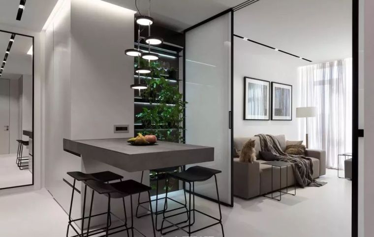 40㎡现代极简风格，用小空间打造温馨住宅！_10