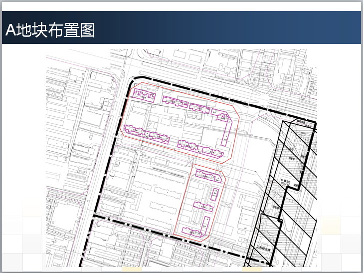 火车站区域棚户区改造项目方案（含多图）-A地块布置图