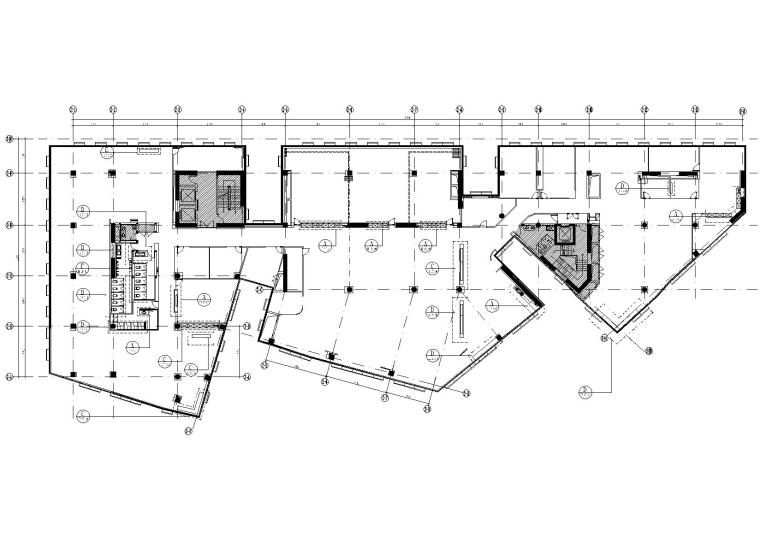 1号办公楼建筑施工图资料下载-北京科技园滴滴出行办公楼CAD施工图+实景图