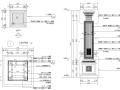 景观细部施工图|高端景观灯柱五详图