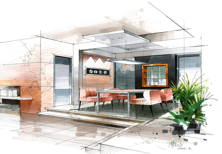 51张陈红卫马克笔手绘(2)