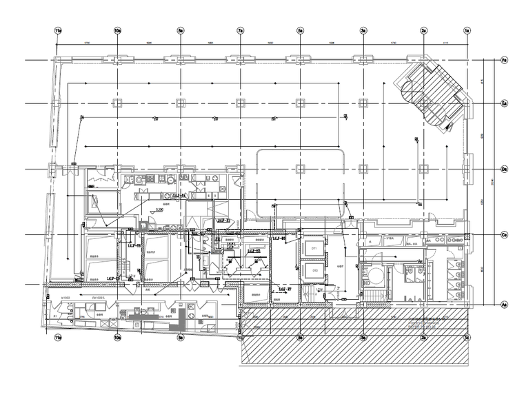 办公建筑室内装潢施工图资料下载-上海老旧建筑室内装修工程电气施工图