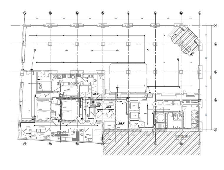 医院室内装修预算表资料下载-上海老旧建筑室内装修工程电气施工图