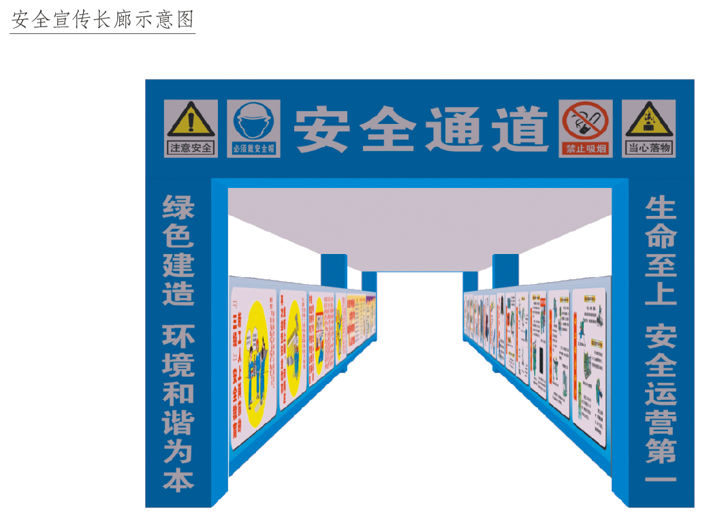 中国建筑CI工作的几点说明培训讲义PPT-10宣传长廊