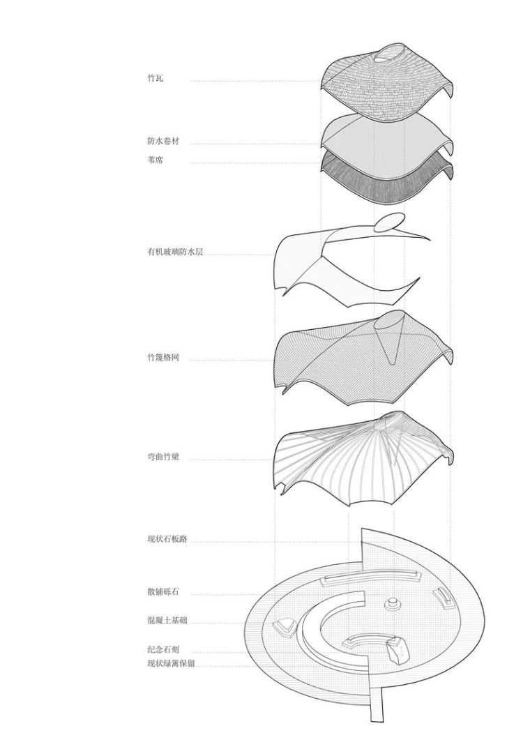 新作 | 云在亭：风起云扬，原竹建构与现代_9