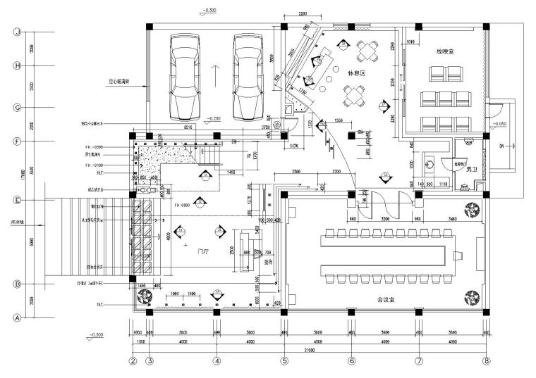 中国工艺美术馆cad资料下载-[苏州]金螳螂公司董事楼CAD施工图+实景拍摄