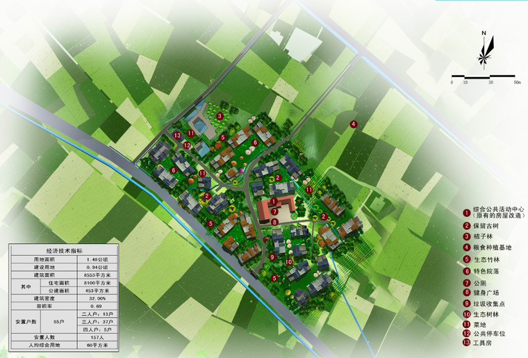 [四川]郫县花牌村农村聚居新型社区规划文本
