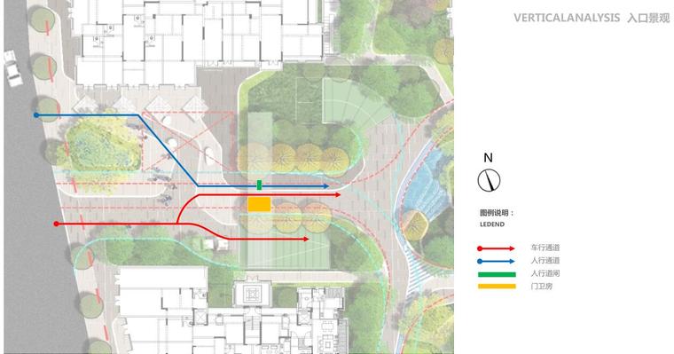 [浙江]高档居住区景观方案深化设计文本-入口景观