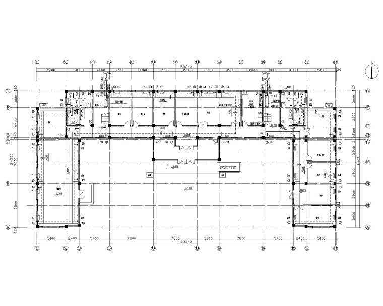 村委会建筑设计效果图资料下载-村委会办公大楼暖通系统设计图纸