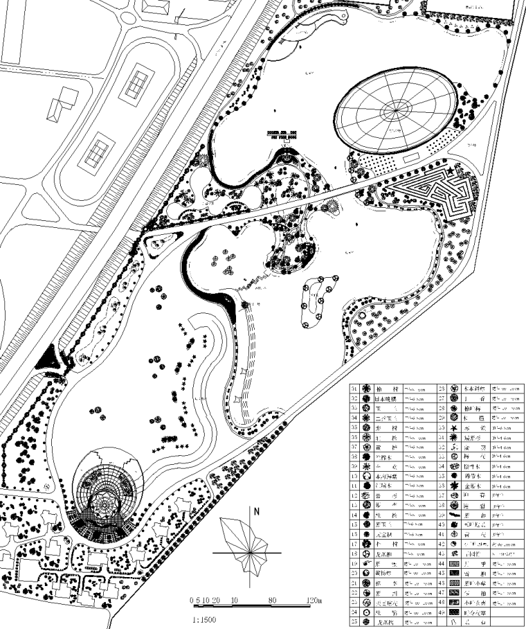 [辽宁]大连银河湾生态旅游园景观施工图-2 南区总绿化-Model_看图王