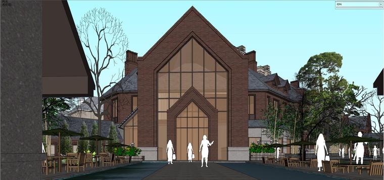 [天津]天津万科仕林苑入口商业建筑设计