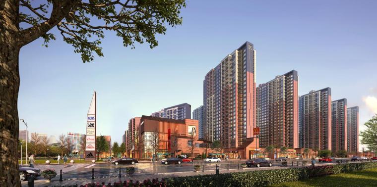 新亚洲风格住宅建筑模型资料下载-[上海新古典风格闵行万科城建筑模型设计