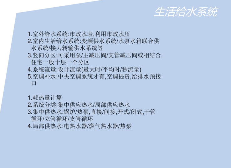 市政给水排水设计入门资料下载-给排水项目设计入门教程