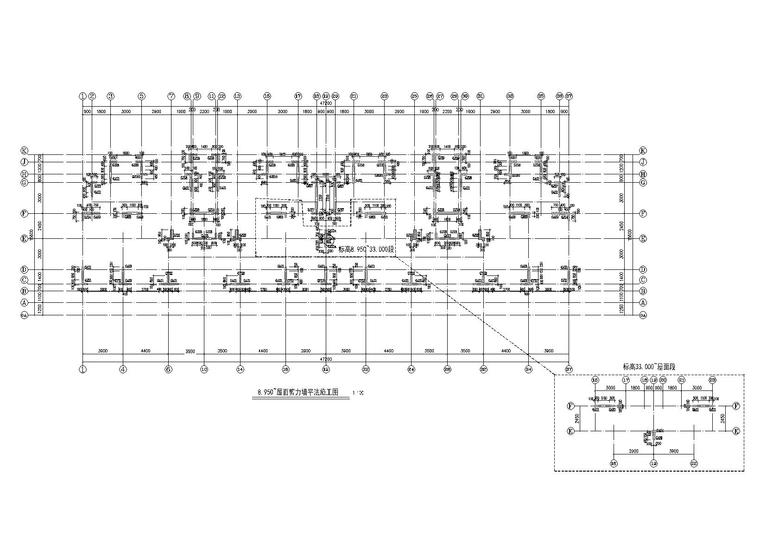 墙面板施工图cad资料下载-[盐城]11层剪力墙结构住宅楼结构施工图