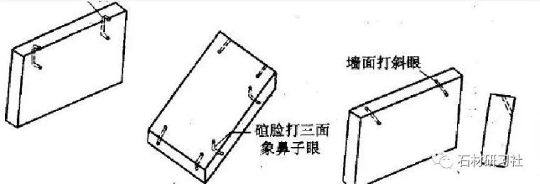 墙面贴挂石材施工——锚固灌浆法_9