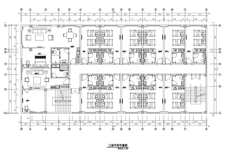 总图规划效果图资料下载-[福建]大田县检察院附属楼施工图+效果图