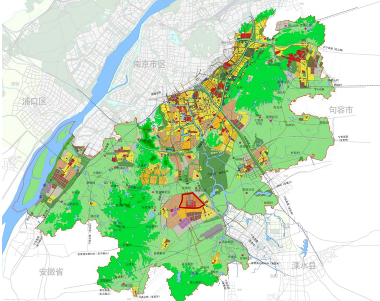 [江蘇]南京祿口新城控制性詳細規劃圖紙-城市規劃-築龍建築設計論壇