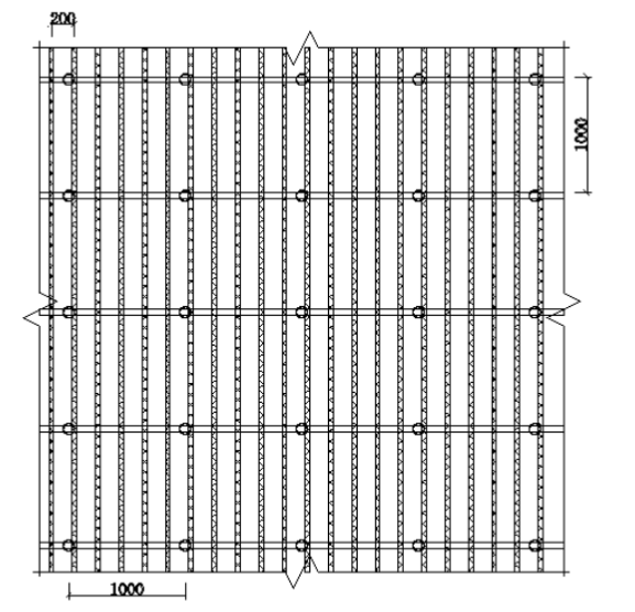 高层商业住宅高大模板施工方案(专家论证)-09模板设计平面图