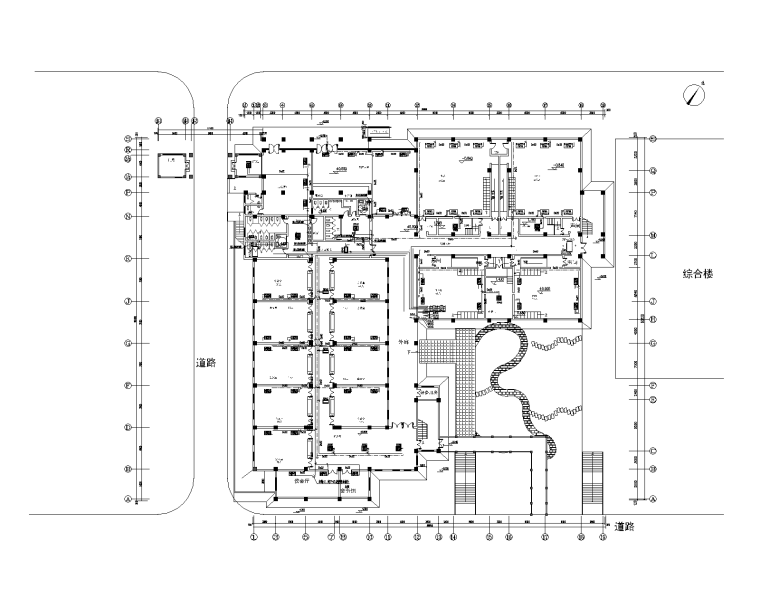 哈尔滨会议中心资料下载-龙桥集团会议中心VRV空调通风系统设计图纸