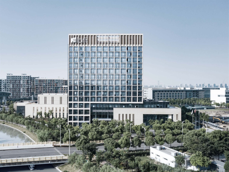 陶铝板节点资料下载-上海科技大学新校区·国际交流中心