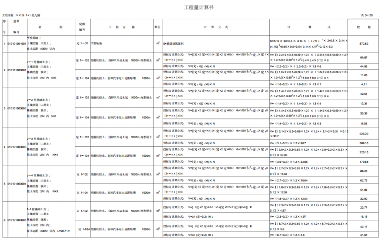 一套完整的工程量计算书实例-bf015c03dc008cc9b6263bdda9830fc