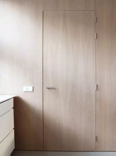 [分享]暗门3种饰面材料"石材/木饰面/壁纸"工艺