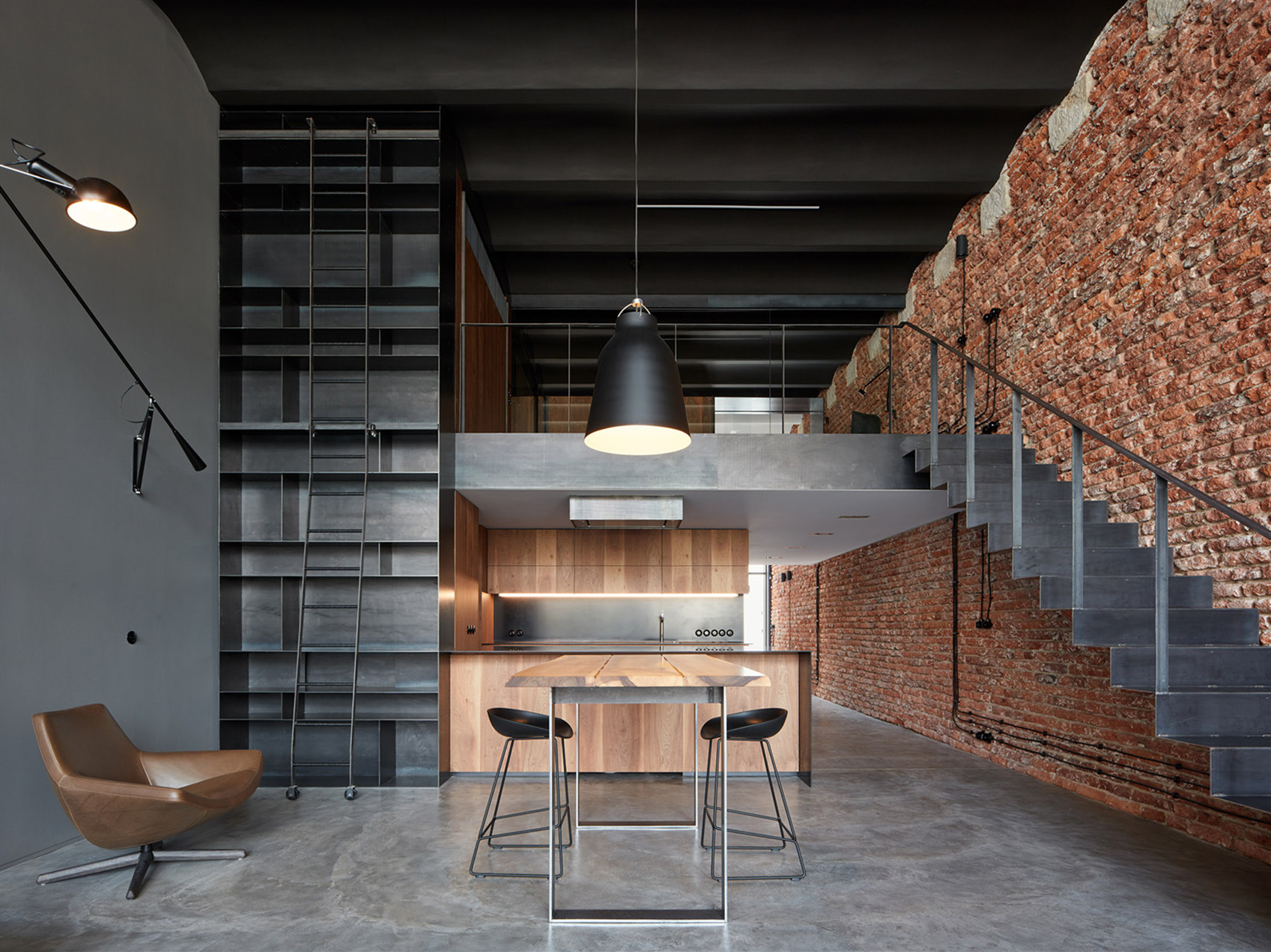 捷克啤酒厂loft改造的住宅