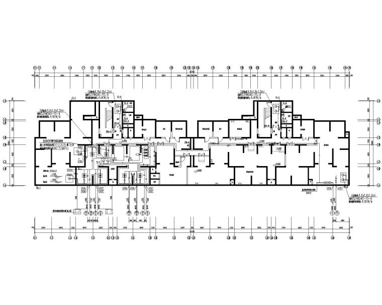 25层住宅楼施工图纸资料下载-两幢32层住宅楼给排水全套施工图完整CAD版