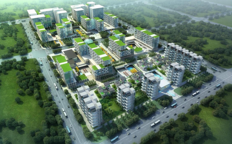 现代日式风格住宅设计资料下载-[上海]现代风格住宅建筑模型设计