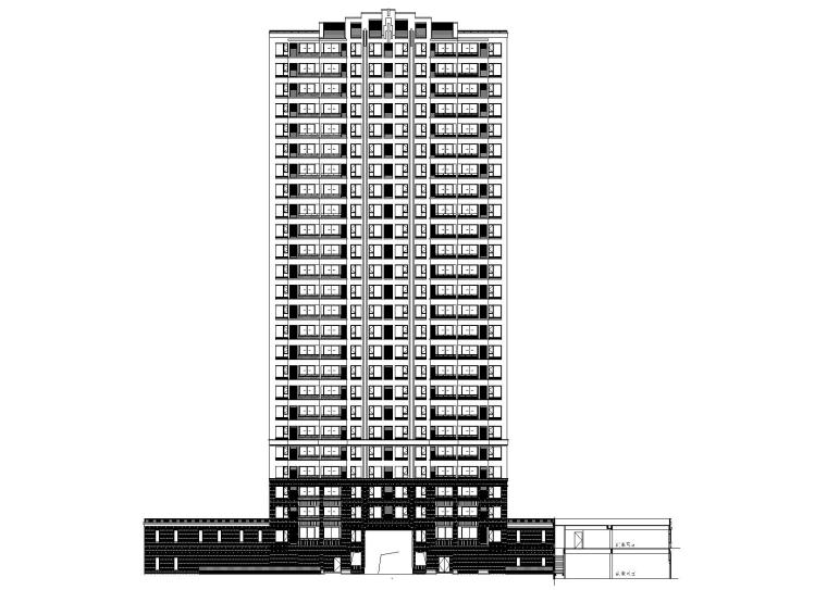 地块cad图资料下载-嘉兴城南路西常睦路南地块住宅建筑施工图