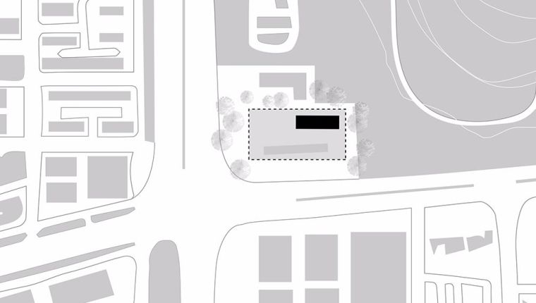 微软办公楼建筑设计资料下载-多层办公楼建筑设计：深圳莲花山公交总站