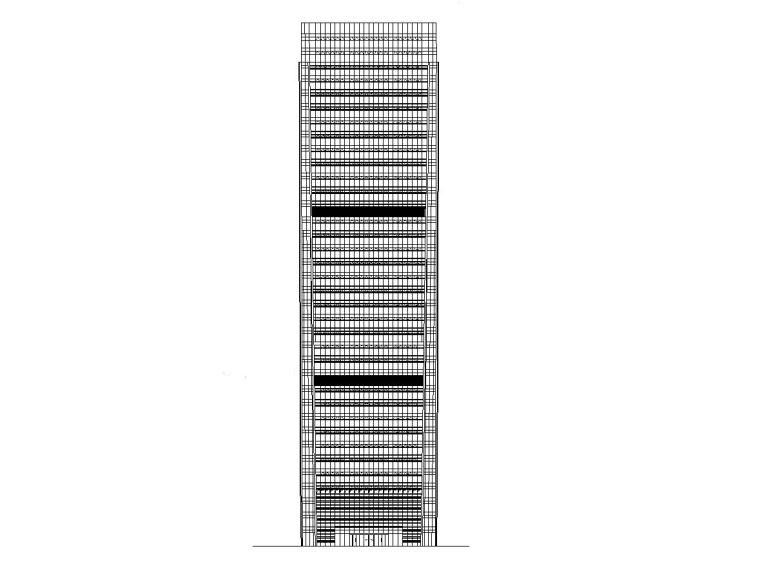 三层宾馆建筑水暖电施工图资料下载-[广东]现代风格电商厦建筑施工图设计