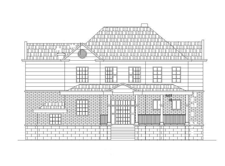 2层别墅建筑屋顶资料下载-现代风格2层独栋别墅建筑施工图