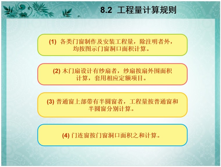 门窗及木结构工程量计算与定额应用-2、工程量计算规则