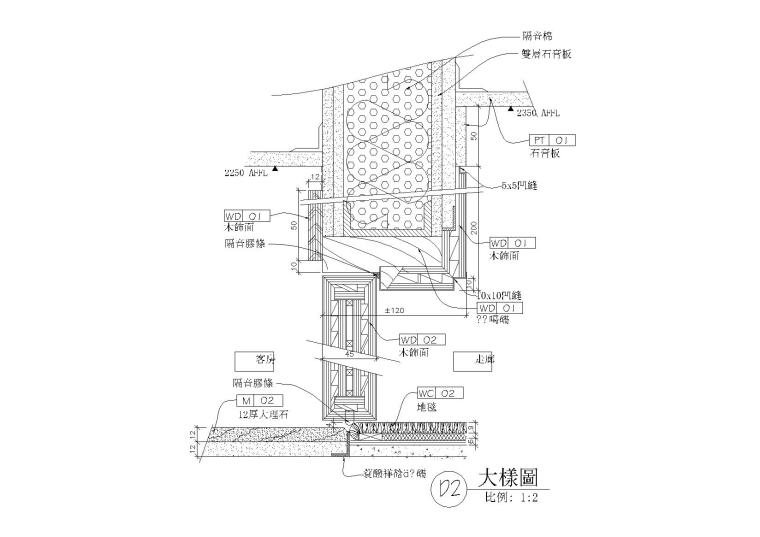 节点分析14：走廊参考-走廊参考大样图2