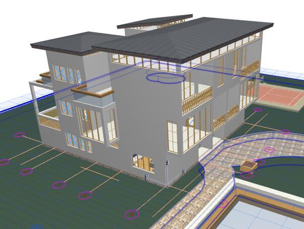 cad景观教学资料下载-ArchiCAD案例教学课件