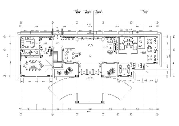 钢结构会所效果图资料下载-[重庆]天福山会所空间装饰施工图+效果图