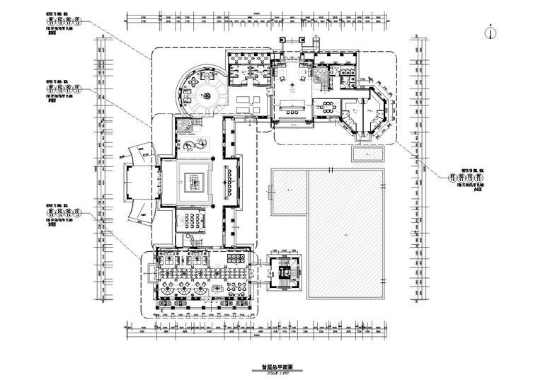 售楼处大堂施工图效果图资料下载-[江苏]南通华强城售楼处全套施工图+效果图