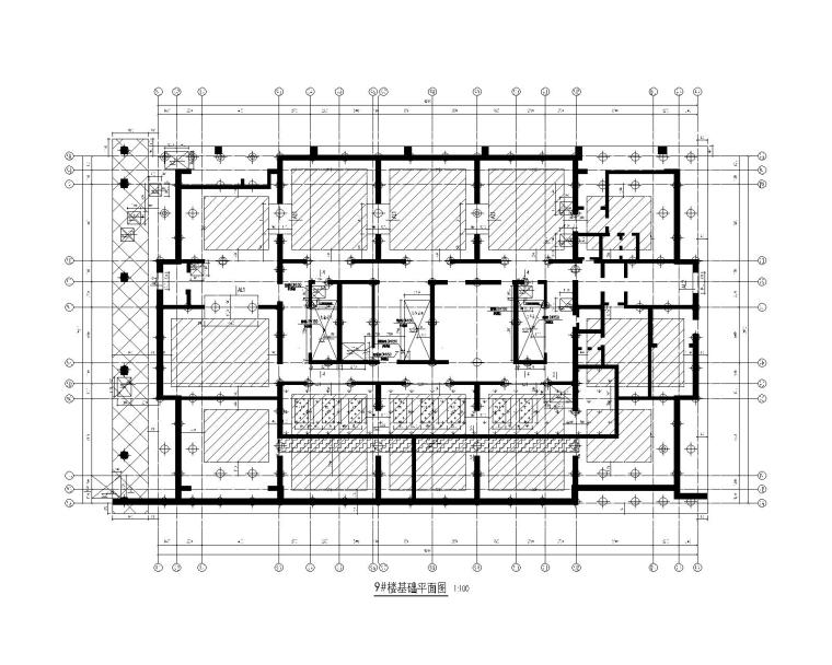 板桩码头施工图纸资料下载-21层剪力墙住宅楼结构施工图(后注浆钻孔桩)