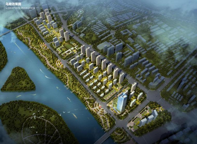 大型商业住宅概念方案设计资料下载-[安徽]现代风格住宅综合体概念方案设计