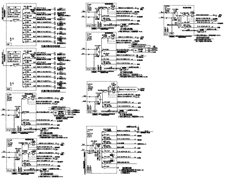 [知名房企]江西高层住宅单体全专业施工图纸-配电箱系统图-2