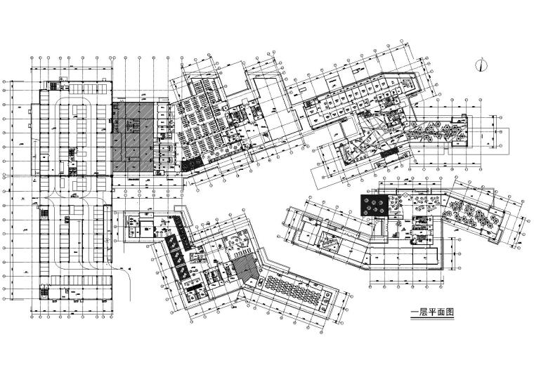 [杭州]阿里巴巴总部建筑工程施工图+效果图