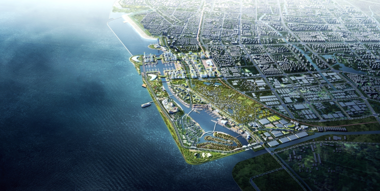 金山海岸地区城市设计资料下载-[上海]金山海岸现代滨海渔村城市设计文本