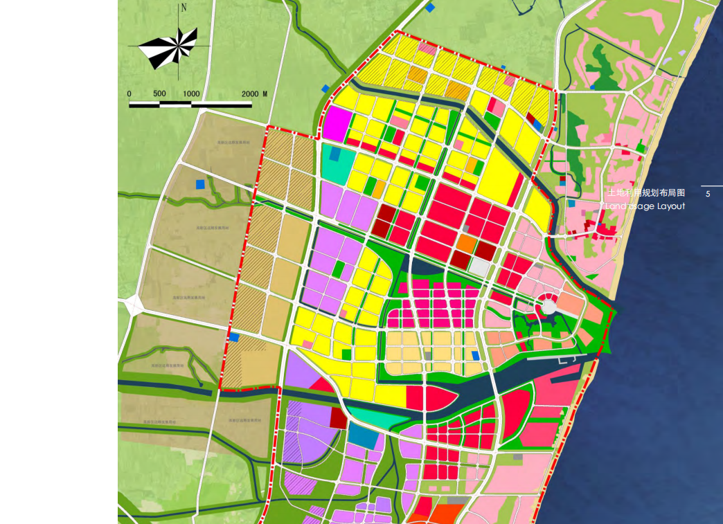 北戴河新区中心城区城市设计土地利用规划