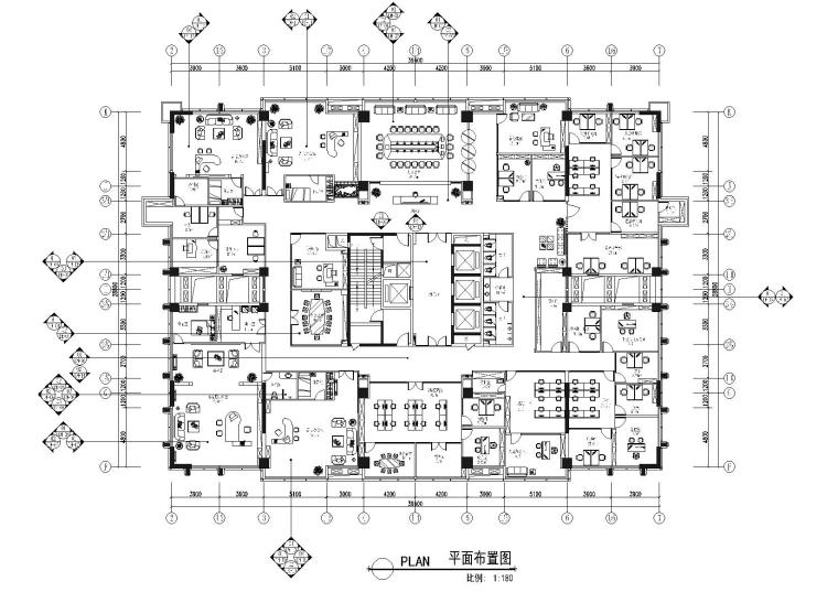 重庆装饰风格资料下载-[重庆]某大厦办公室装饰工程全套施工图