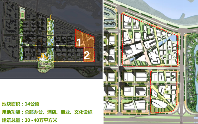 [广东]深圳湾超级总部基地云城市中心设计图