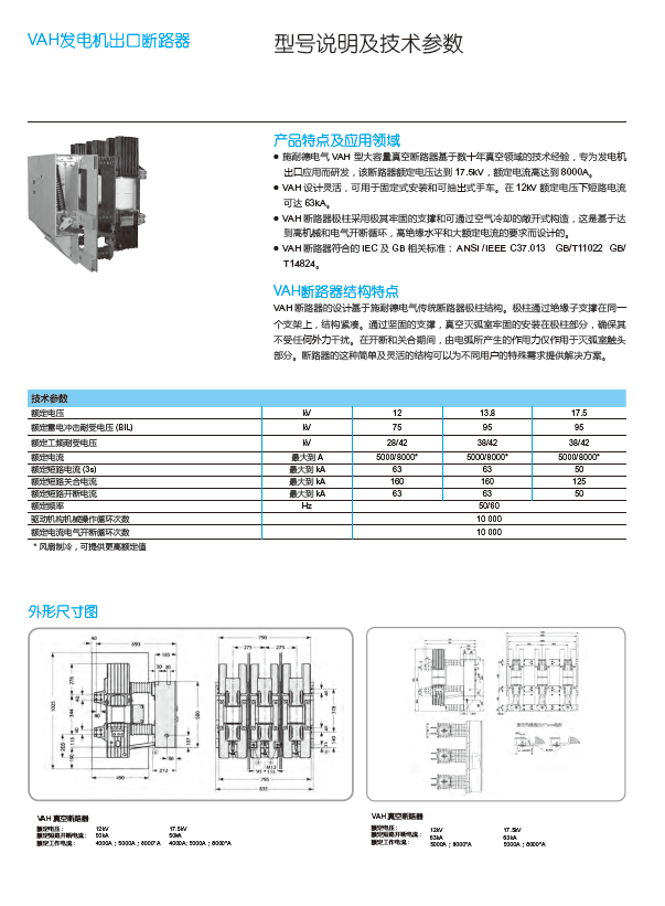 2019年施耐德电气中压选型手册-电机出口断路器