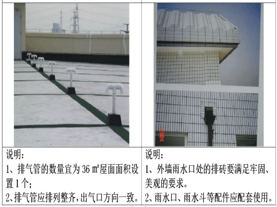 屋面排气管设置规范图片