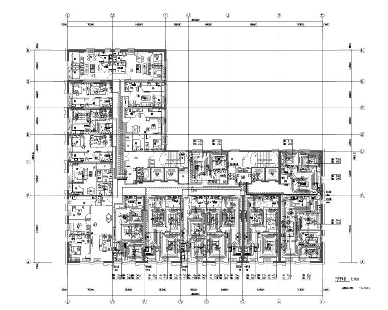 暖通标准层资料下载-河北盛恒时代项目二十二层住宅暖通设计图