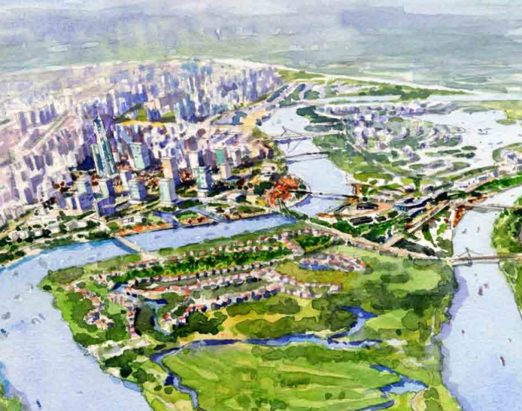 绿色生态办公楼文本资料下载-[天津]绿色生态城市规划设计方案文本